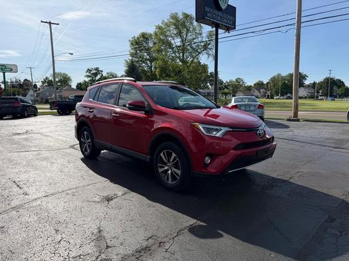 RED 2016 Toyota RAV4 XLE