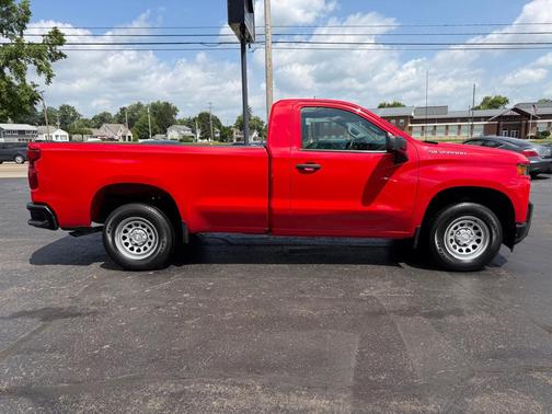 RED 2021 Chevrolet Silverado 1500 WT