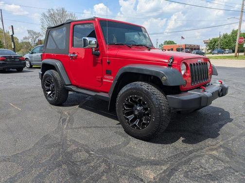 RED 2010 Jeep Wrangler Sport