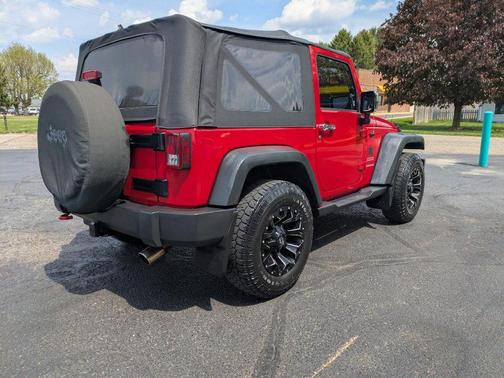 RED 2010 Jeep Wrangler Sport