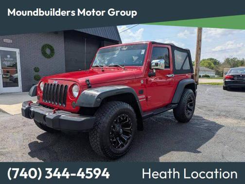 RED 2010 Jeep Wrangler Sport