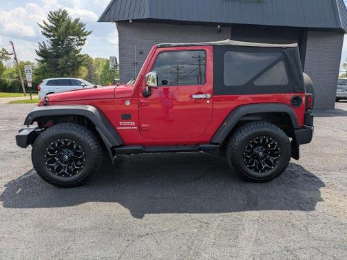 RED 2010 Jeep Wrangler Sport