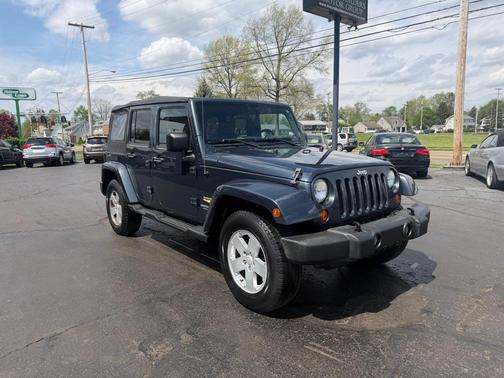 BLUE 2007 Jeep Wrangler Unlimited Sahara