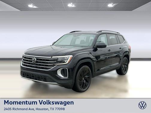 deep black pearl 2026 Volkswagen Atlas 2.0T SE w/Technology