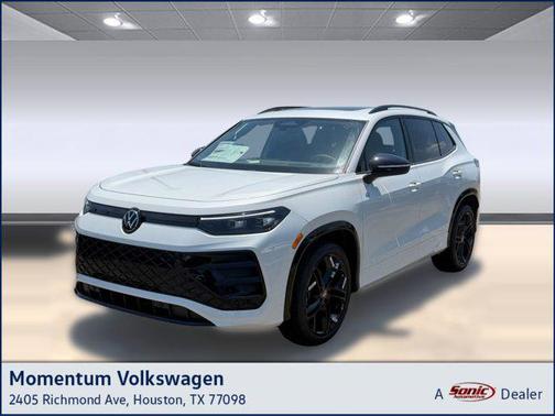 opal white pearl 2026 Volkswagen Tiguan 2.0T SE R-Line Black
