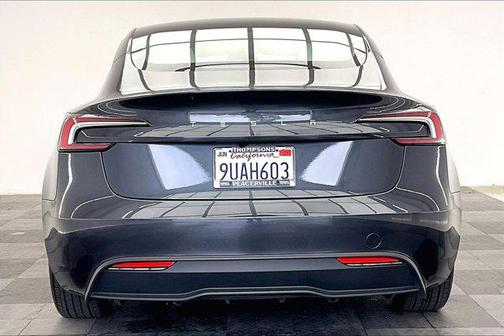 Stealth Grey 2025 Tesla Model 3 Long Range