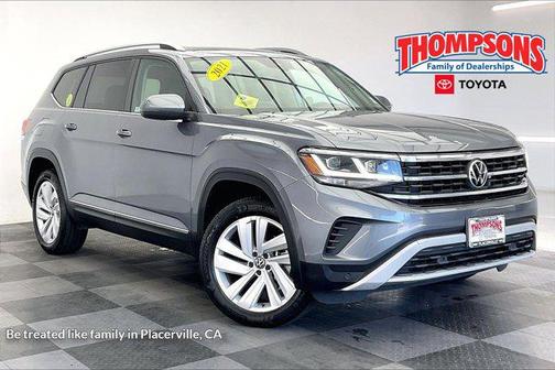 Platinum Gray Metallic 2021 Volkswagen Atlas 3.6L SEL