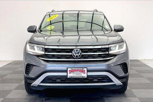 Platinum Gray Metallic 2021 Volkswagen Atlas 3.6L SEL