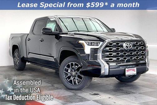 Midnight Black Metallic 2025 Toyota Tundra Hybrid Platinum