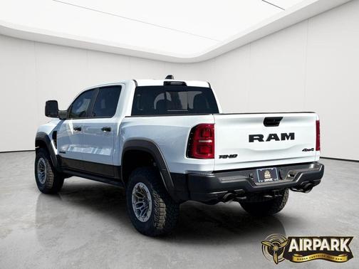 Bright White Clearcoat 2026 RAM 1500 RHO Crew Cab 4x4 5'7' Box