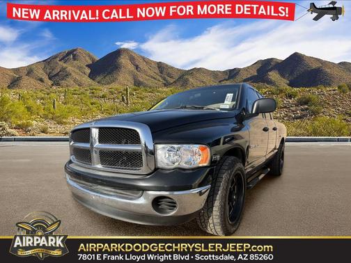 Black 2005 Dodge Ram 1500 SLT Quad Cab