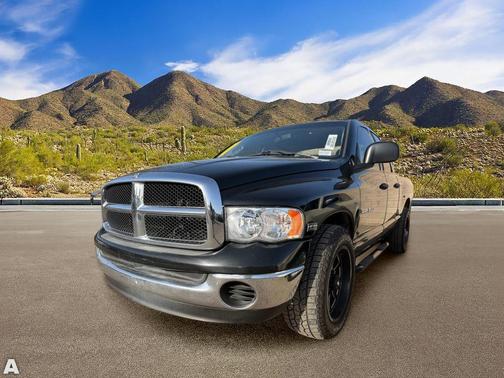 Black 2005 Dodge Ram 1500 SLT Quad Cab