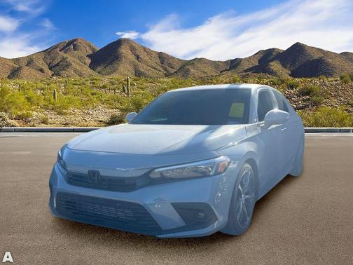 Gray 2022 Honda Civic Touring
