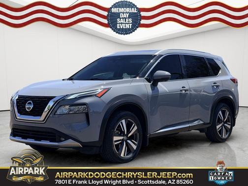 Boulder Gray Pearl 2021 Nissan Rogue Platinum