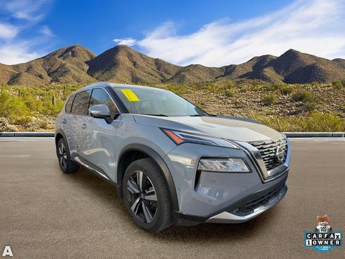 Boulder Gray Pearl 2021 Nissan Rogue Platinum