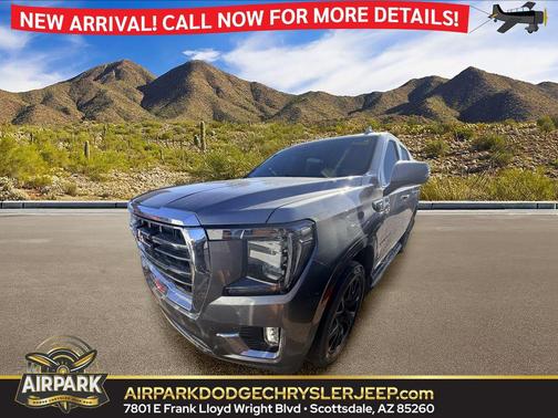 Satin Steel Metallic 2021 GMC Yukon SLT