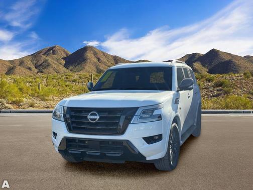 Aspen White TriCoat Pearl 2022 Nissan Armada SL 4WD