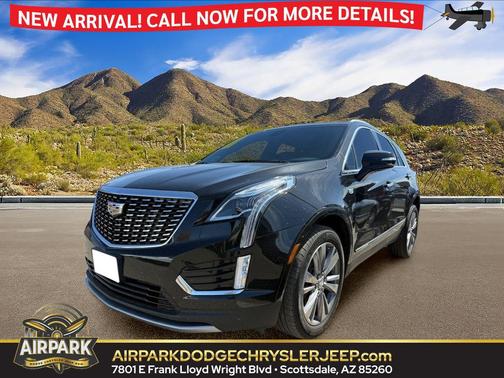 Stellar Black Metallic 2023 Cadillac XT5 Premium Luxury