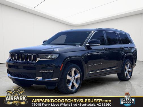 Diamond Black Crystal Pearlcoat 2021 Jeep Grand Cherokee L Limited