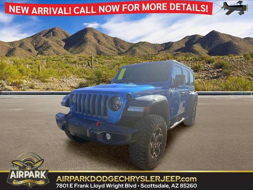 Hydro Blue Pearlcoat 2023 Jeep Wrangler Rubicon