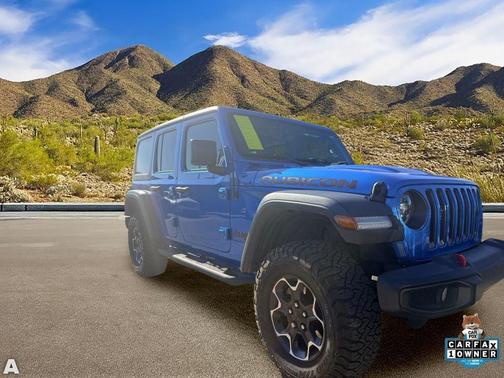 Hydro Blue Pearlcoat 2023 Jeep Wrangler Rubicon