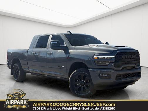 Ceramic Gray Clearcoat 2026 RAM 2500 Laramie Mega Cab 4x4 6'4' Box