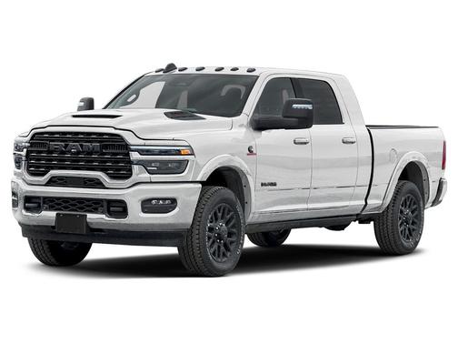 Bright White Clearcoat 2026 RAM 3500 Limited Mega Cab 4x4 6'4' Box
