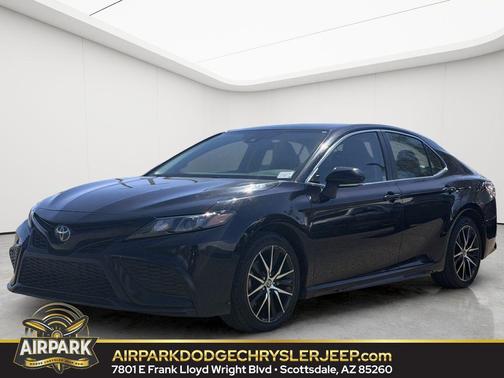 Midnight Black Metallic 2023 Toyota Camry SE