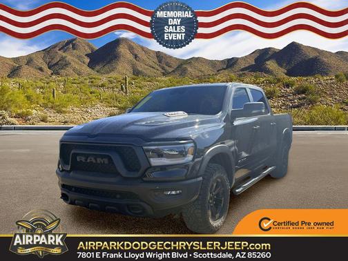 Diamond Black Crystal Pearlcoat 2023 RAM 1500 Rebel