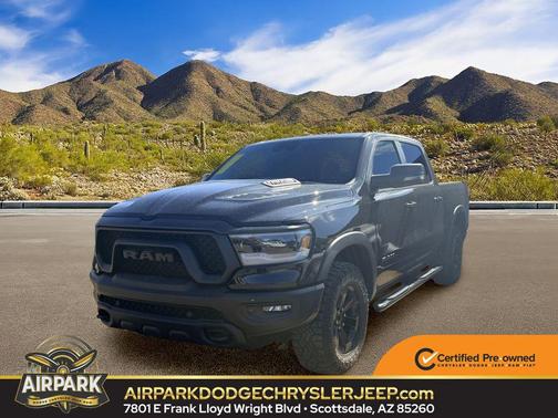 Diamond Black Crystal Pearlcoat 2023 RAM 1500 Rebel