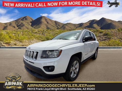 Bright White Clearcoat 2014 Jeep Compass Sport