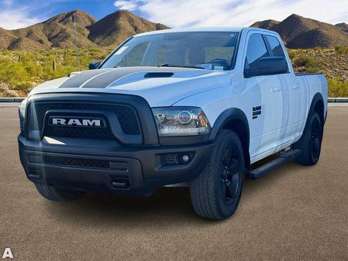 Bright White Clearcoat 2019 RAM 1500 Classic Warlock Quad Cab 4x2 6'4' Box