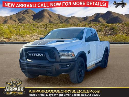 Bright White Clearcoat 2019 RAM 1500 Classic Warlock Quad Cab 4x2 6'4' Box