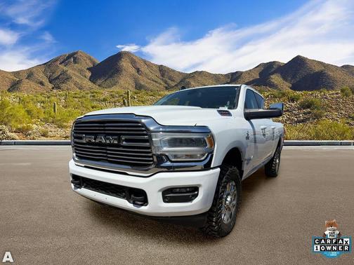 Bright White Clearcoat 2024 RAM 2500 Laramie Crew Cab 4x4 6'4' Box