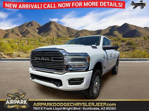 Bright White Clearcoat 2024 RAM 2500 Laramie Crew Cab 4x4 6'4' Box