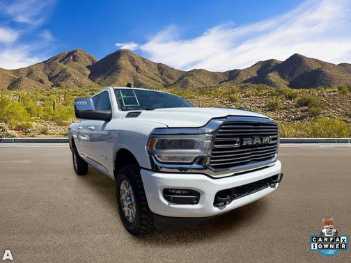 Bright White Clearcoat 2024 RAM 2500 Laramie Crew Cab 4x4 6'4' Box