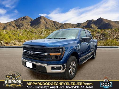 Blue 2025 Ford F-150 XLT
