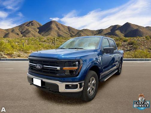 Blue 2025 Ford F-150 XLT