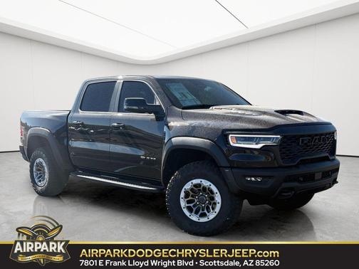 Diamond Black Crystal Pearlcoat 2026 RAM 1500 RHO Crew Cab 4x4 5'7' Box