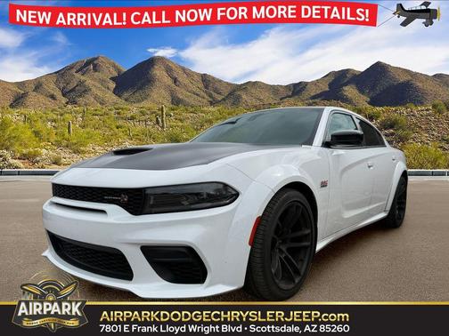 White Knuckle Clearcoat 2023 Dodge Charger R/T Scat Pack