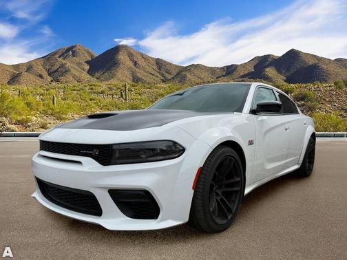 White Knuckle Clearcoat 2023 Dodge Charger R/T Scat Pack