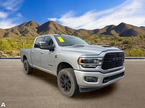 Billet Silver Metallic Clearcoat 2023 RAM 2500 Laramie Crew Cab 4x4 6'4' Box