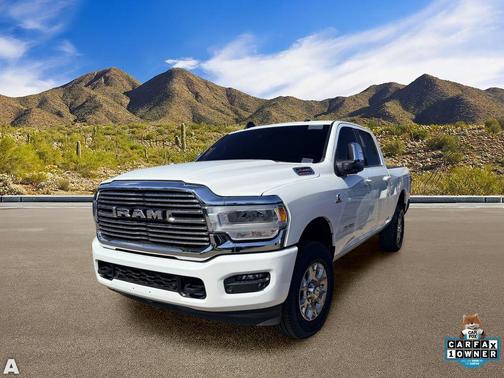 Bright White Clearcoat 2024 RAM 2500 Laramie Crew Cab 4x4 6'4' Box