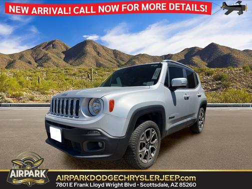 Glacier Metallic 2016 Jeep Renegade Limited