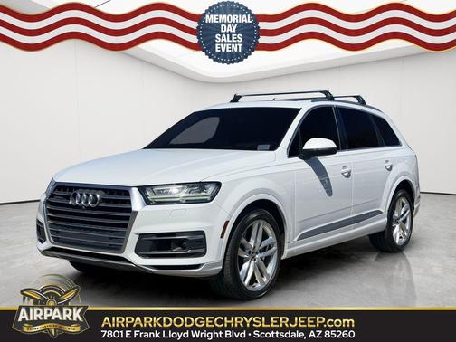 Glacier White 2018 Audi Q7 3.0T Prestige