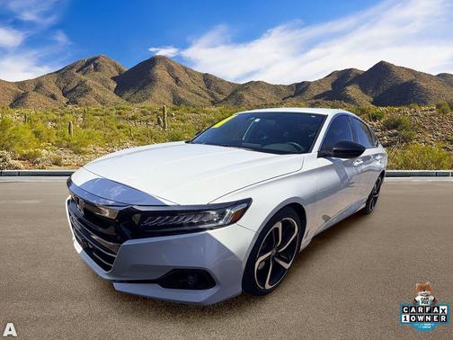 White 2021 Honda Accord Sport 2.0T