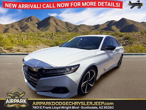 White 2021 Honda Accord Sport 2.0T