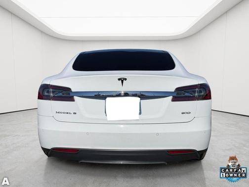 Solid White 2016 Tesla Model S 90D