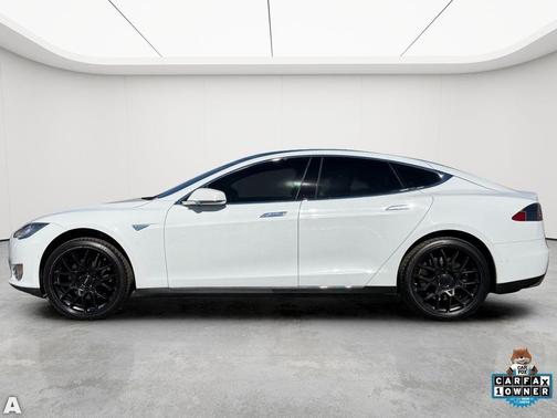 Solid White 2016 Tesla Model S 90D