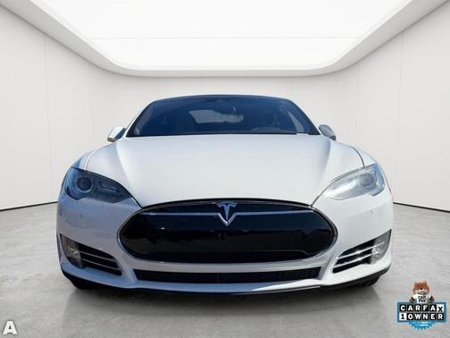 Solid White 2016 Tesla Model S 90D